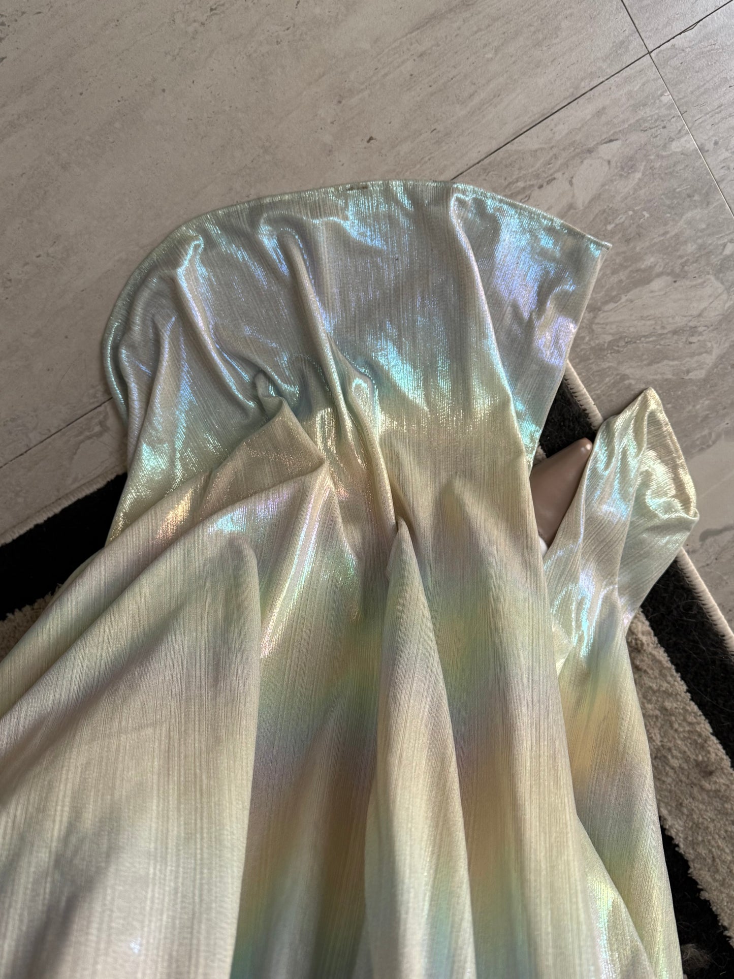 Vestido retrofete arcoirirs pastel ombre NUEVO con etiquetas