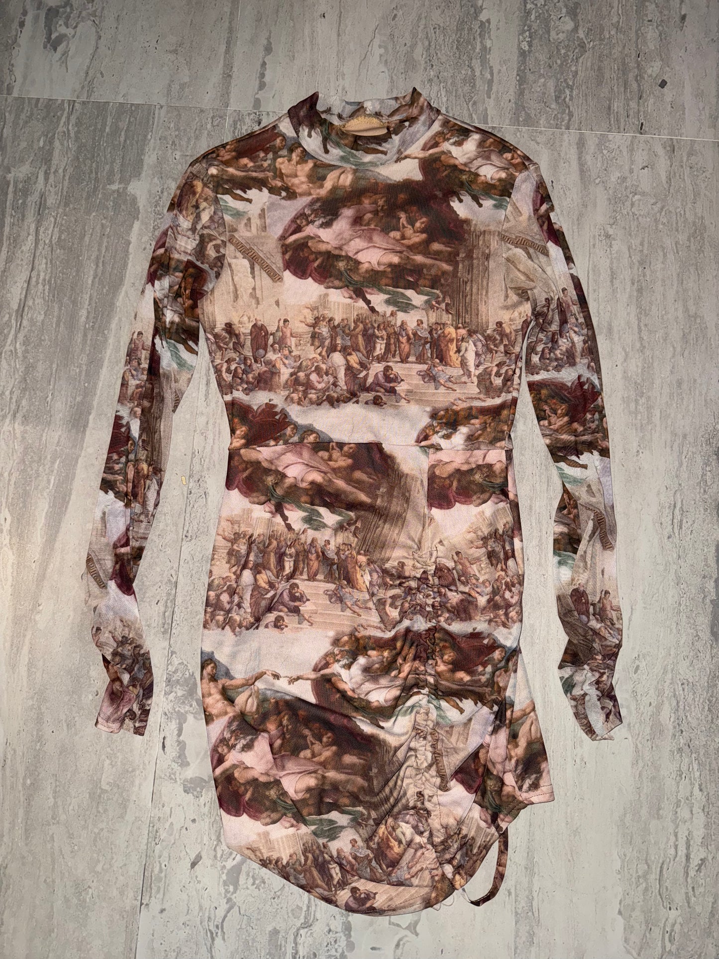 vestido arte michelangelo