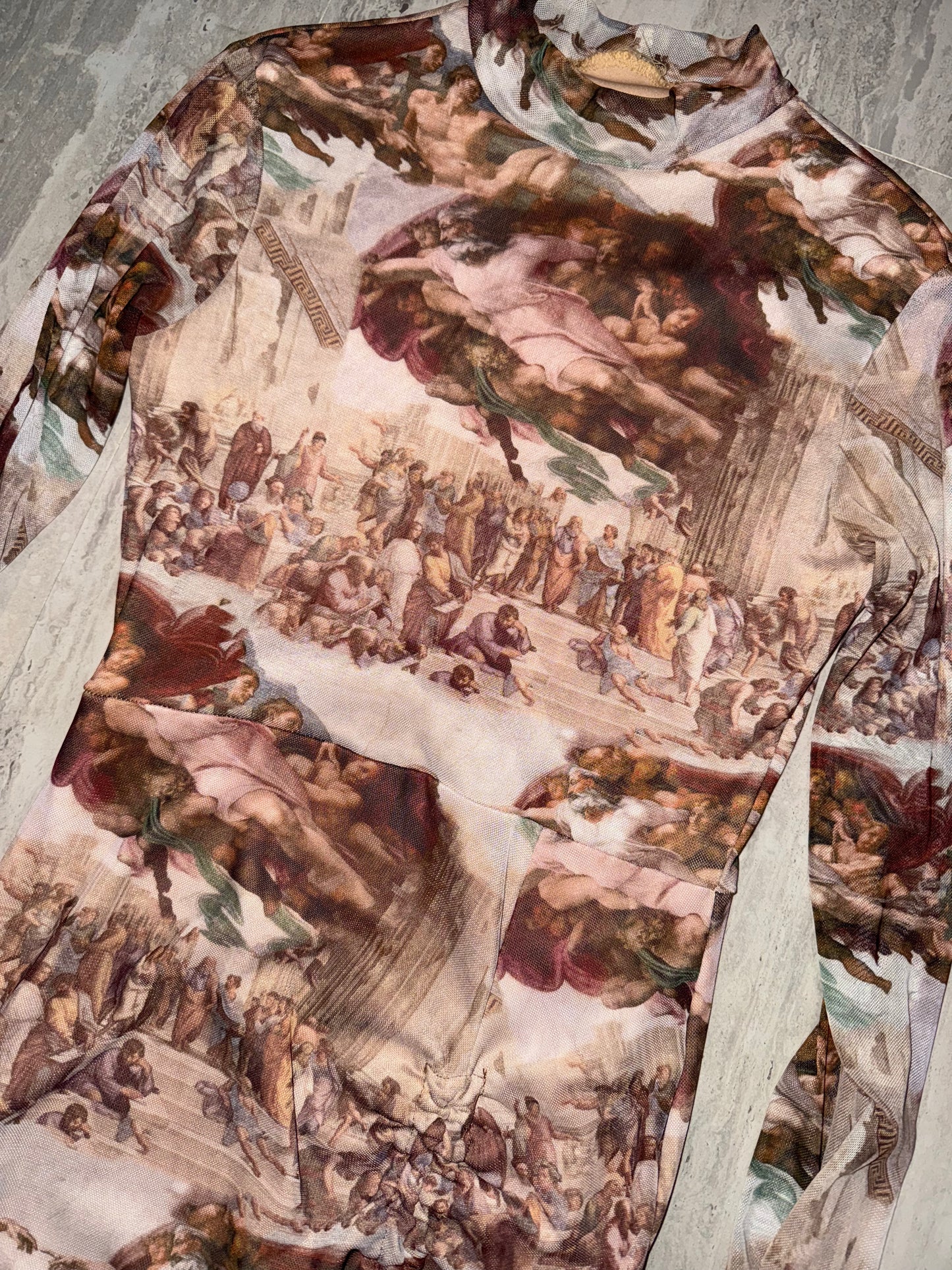 vestido arte michelangelo