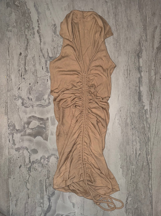 Vestido ajustable tela camisa