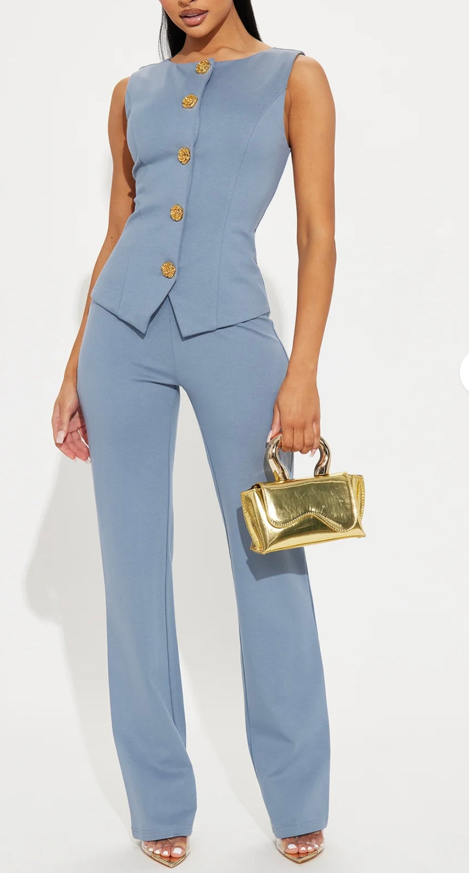 JUMPSUIT estilo traje con botones cutes