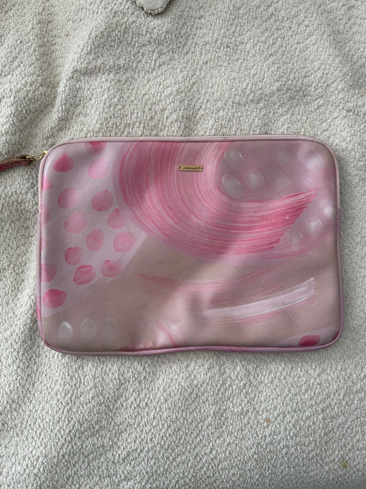 Bolsa para laptop pintada a mano
