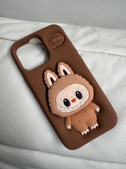 Labubu iPhone 16 pro max case con POP SOCKET