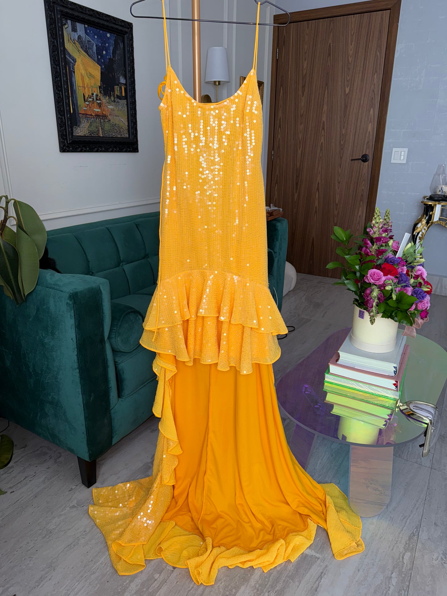 Vestido asimetrico Mac Duggal NUEVO CON ETIQUETA