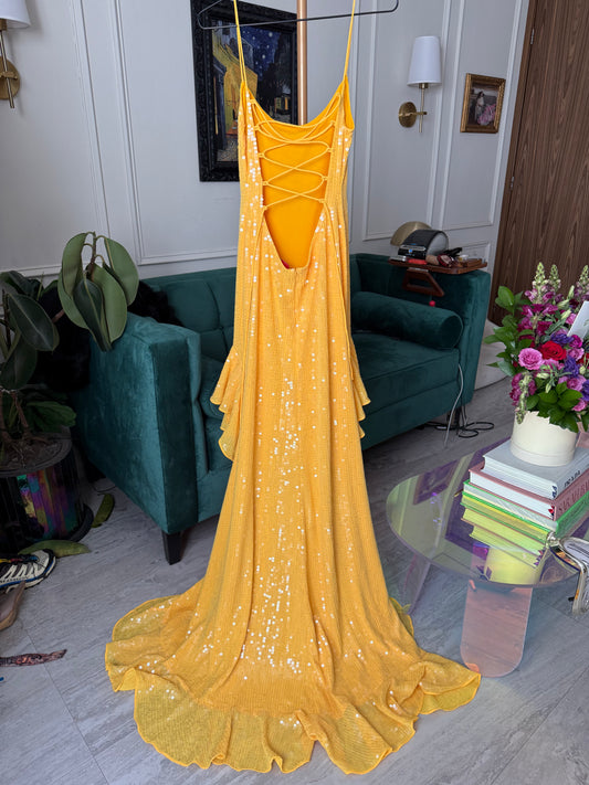 Vestido asimetrico Mac Duggal NUEVO CON ETIQUETA