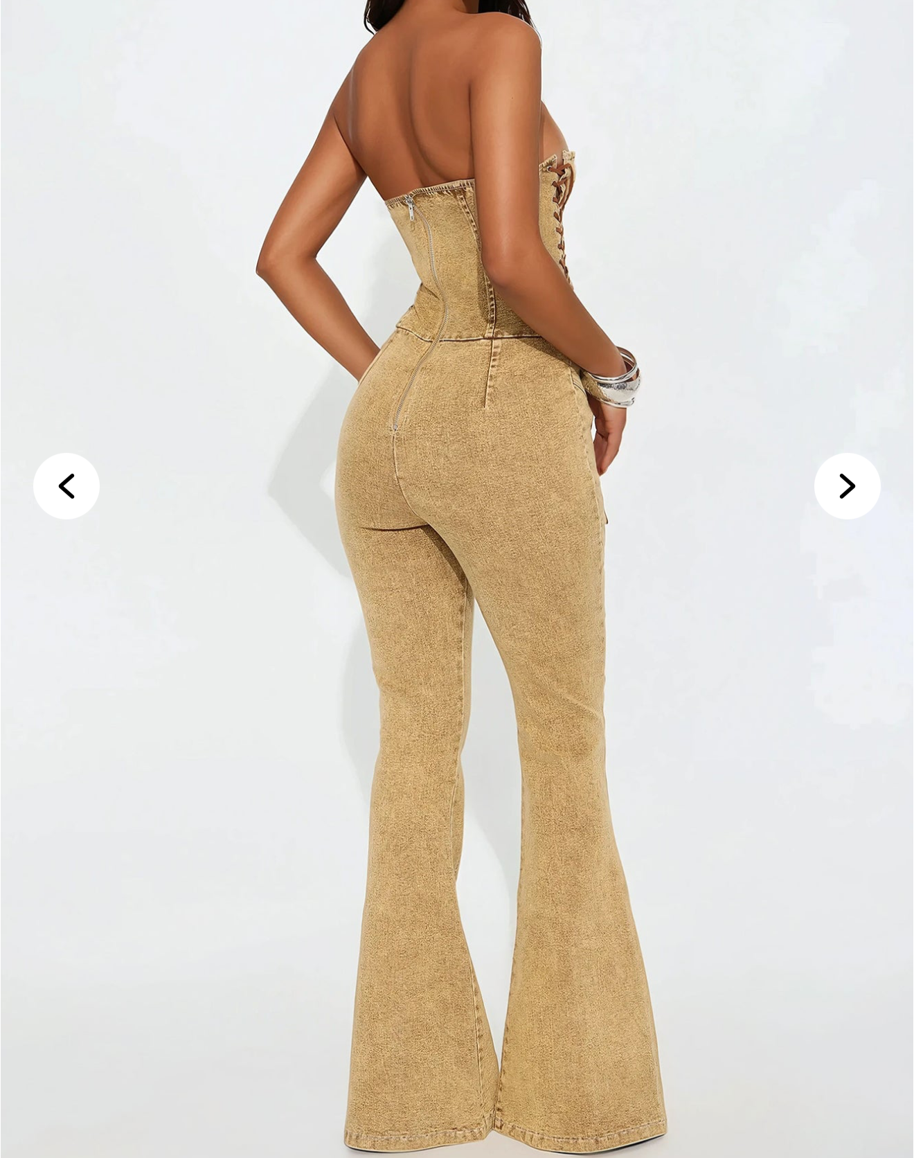 Jumpsuit acid wash cafe