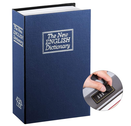 Caja fuerte en forma de libro