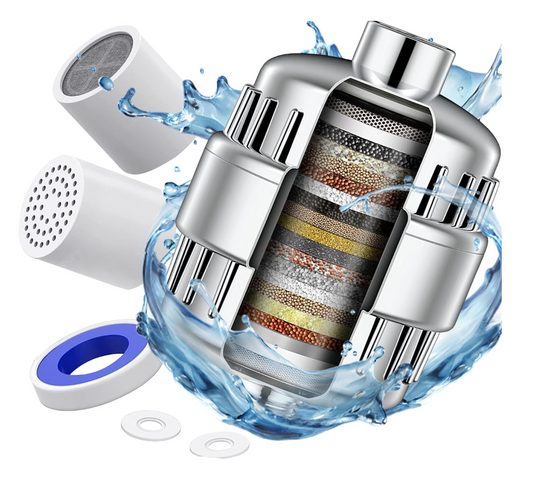 Filtro universal para regadera de 18 etapas