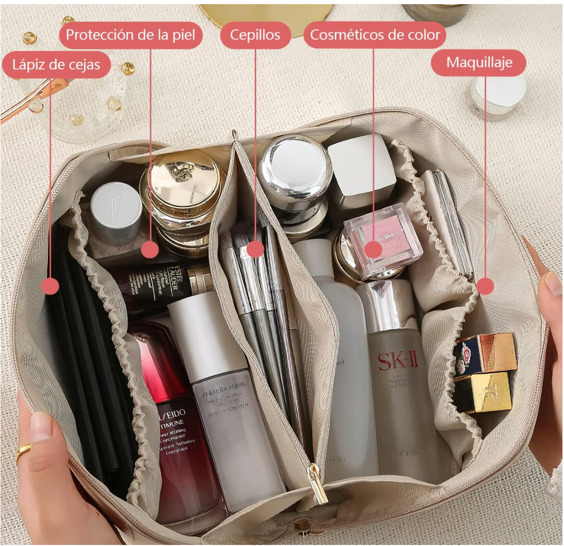 Bolsa de maquillaje para viaje