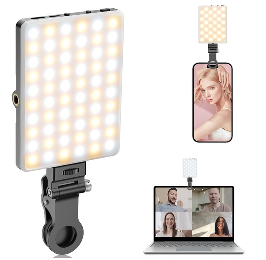 Flash/Luz portatil para grabar contenido en donde sea