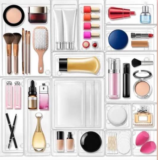 25 cajones de acrílico para organizar cajones