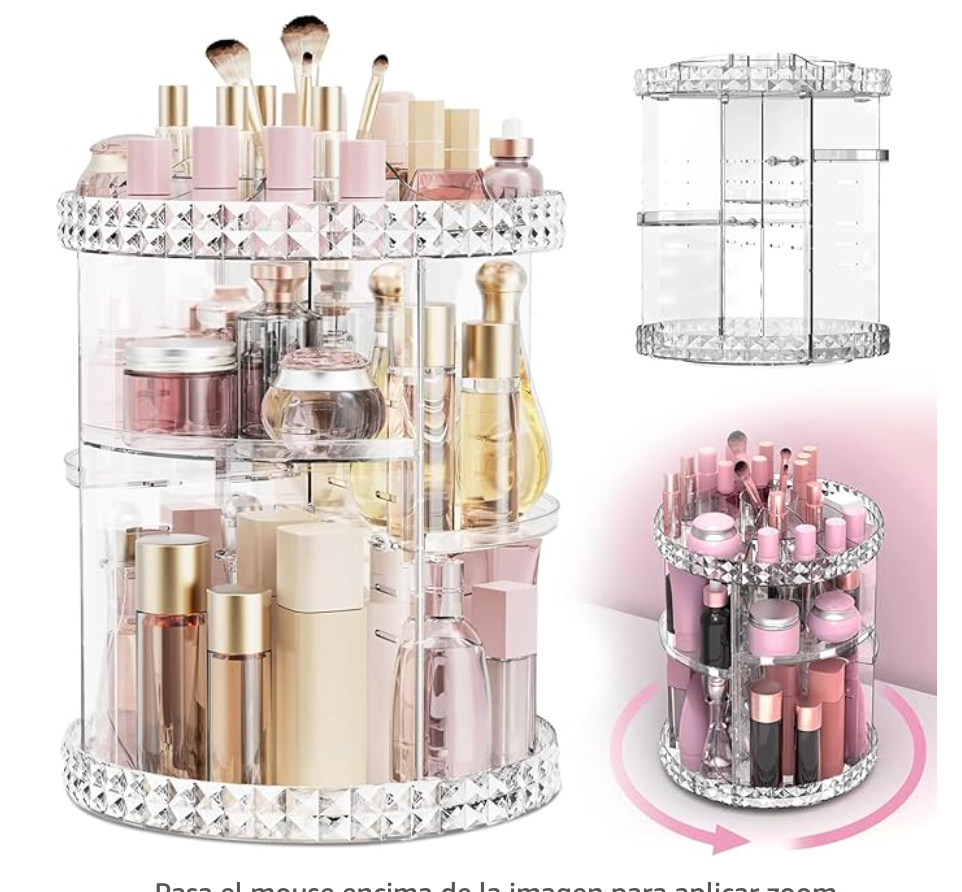 Organizador de makeup de acrílico