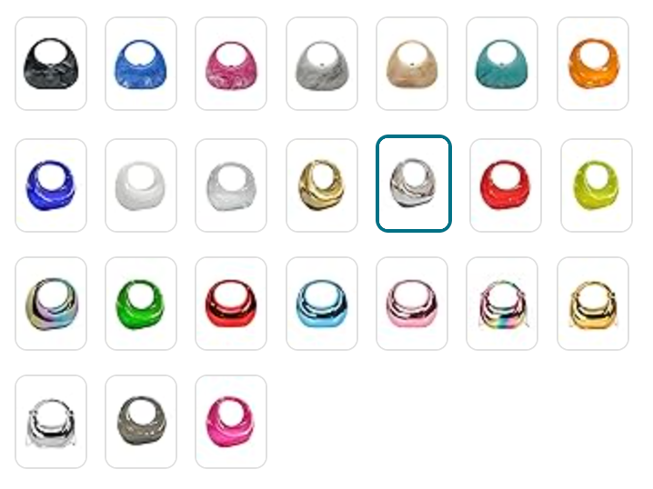 Bolsa metálica (+ colores)