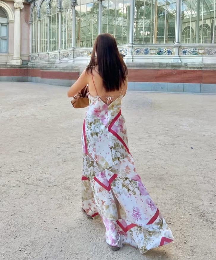 Vestido largo floral