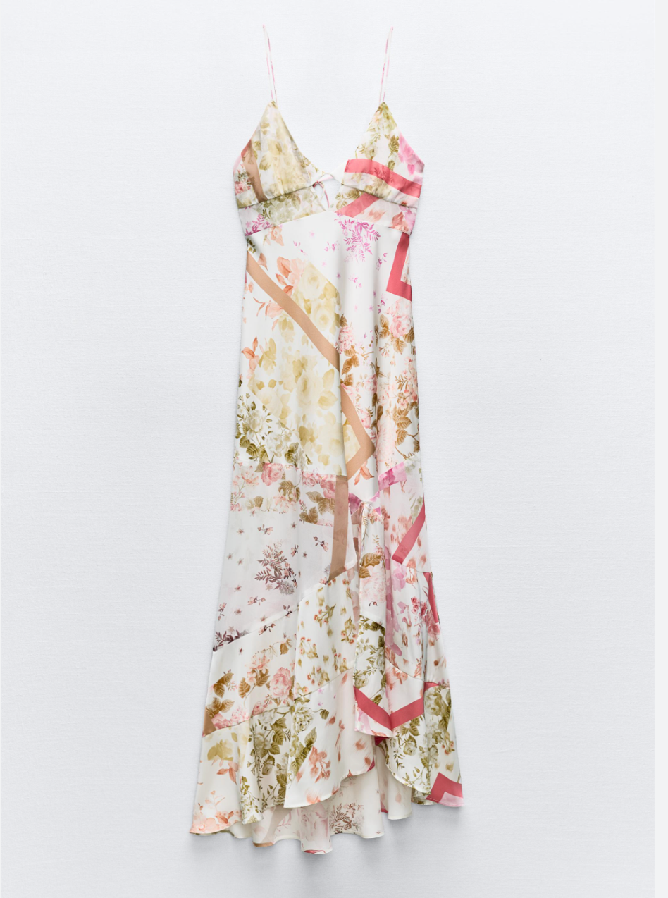 Vestido largo floral