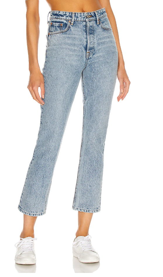 GRLFRND Karolina cropped jeans