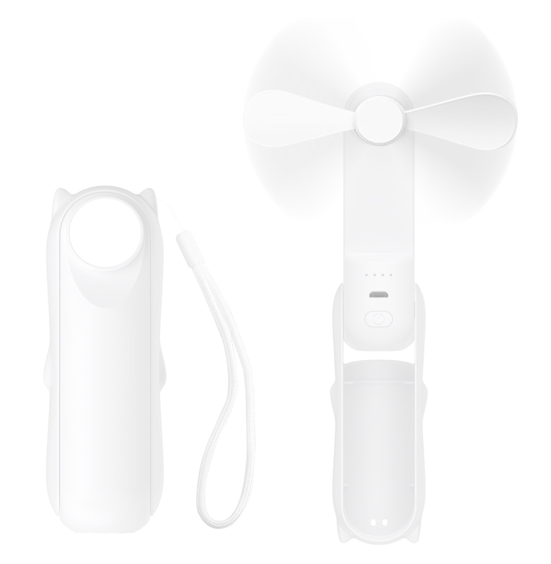 Abanico plegable que tmb es cargador