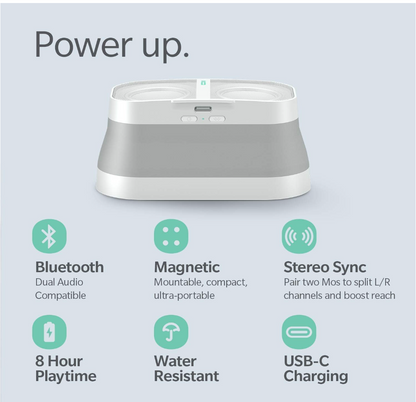 Bocina magnética compactable