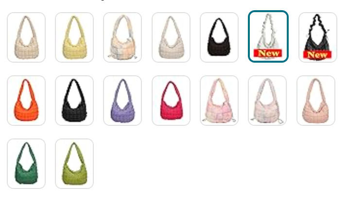 Bolsa estilo coreana (+ colores)