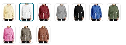 Sudadera peplum ajustable delgadita (+ colores)