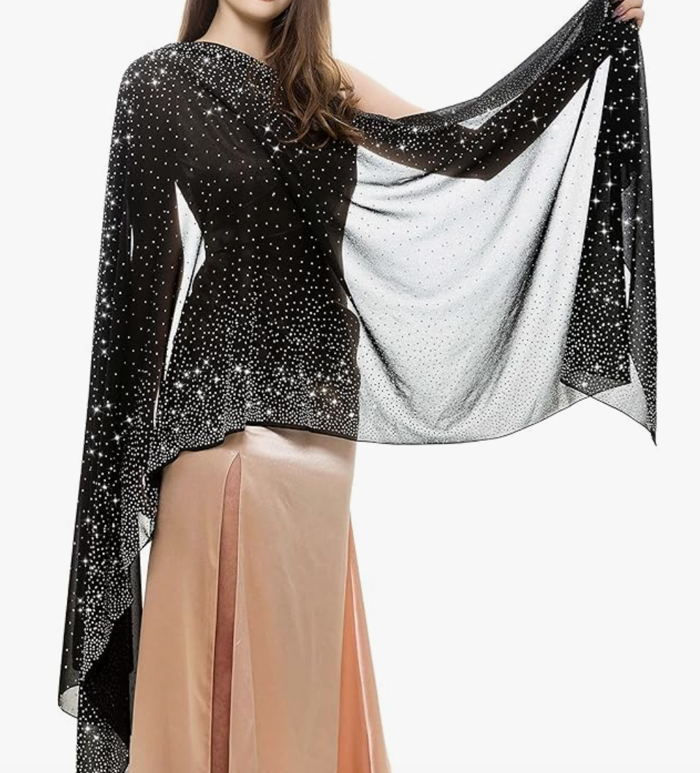 Chal con brillos (+ de 15 colores)