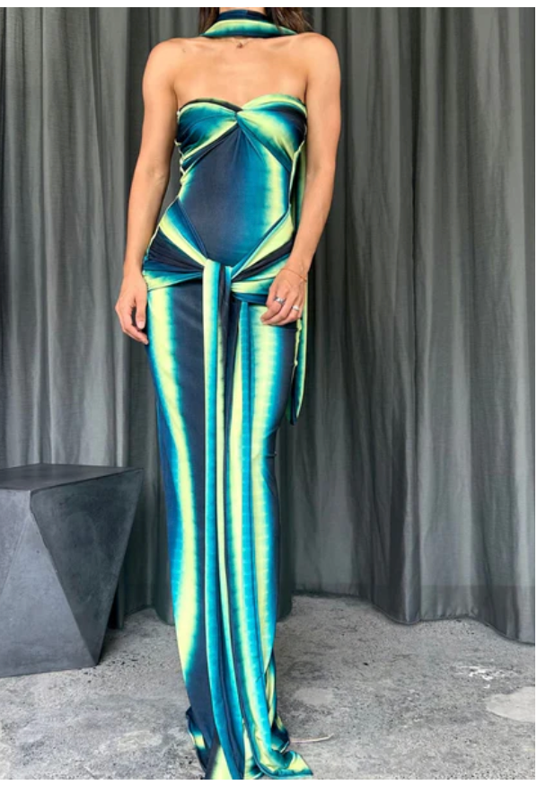 Vestido CRUELLA con bufandita